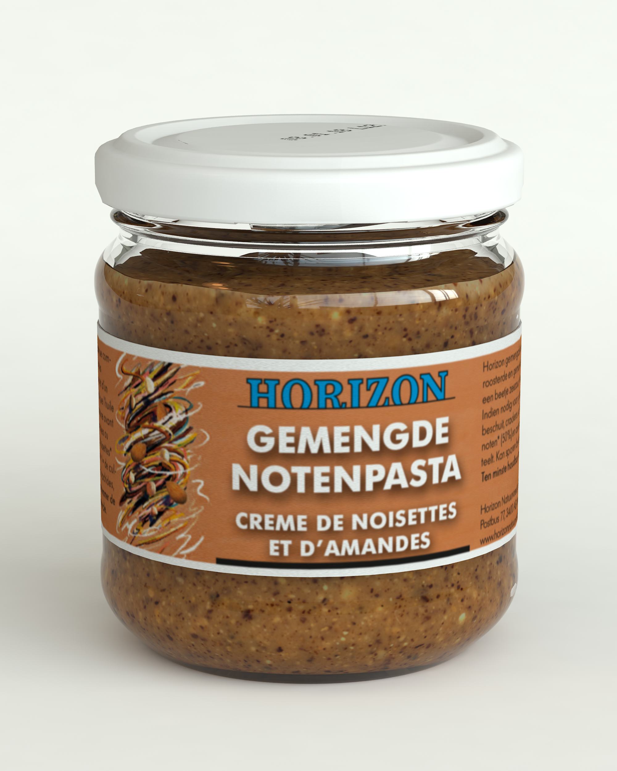 Horizon Gemengde notenpasta met zeezout eko bio