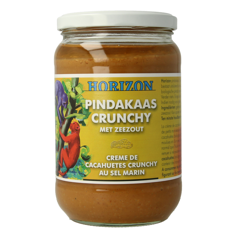 Horizon Pindakaas crunchy met zeezout eko bio