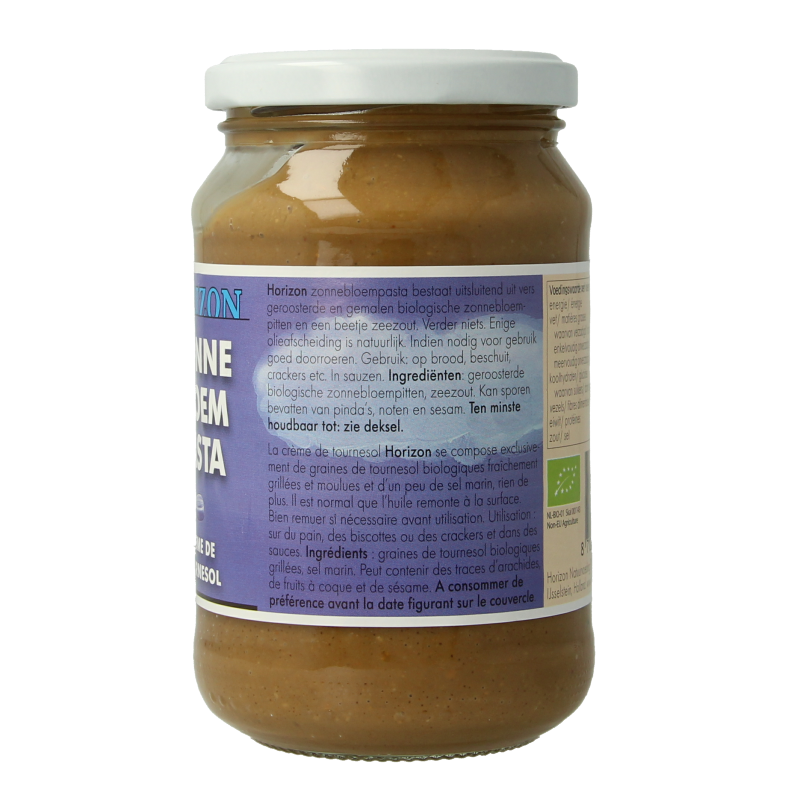 Horizon Zonnebloempasta met zout eko bio - Afbeelding 3
