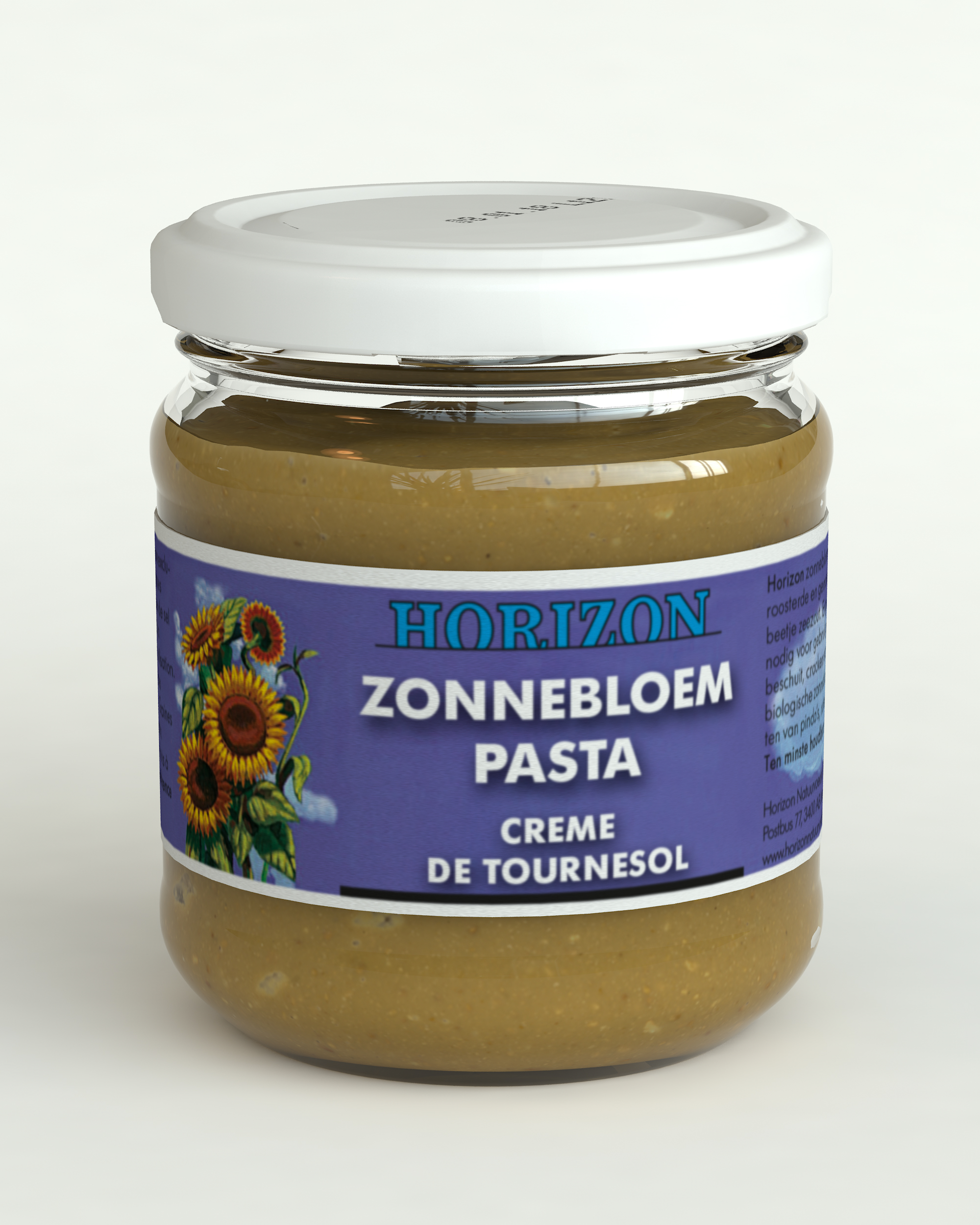 Horizon Zonnebloempasta met zeezout eko bio