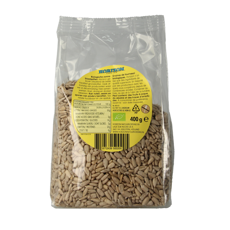 Horizon Zonnebloempitten bio - Afbeelding 2