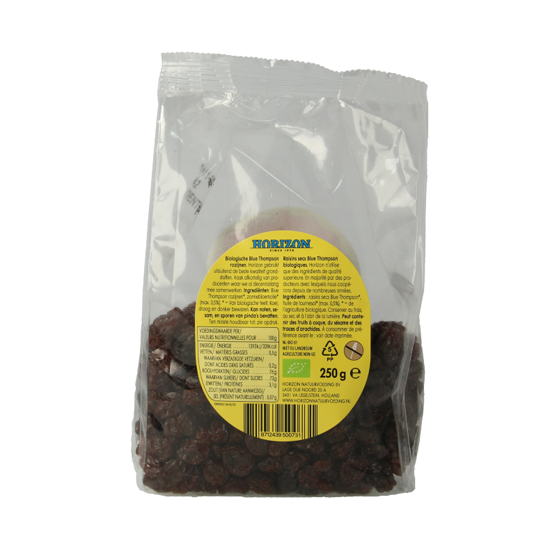 Horizon Rozijnen blue thompson bio - Afbeelding 2