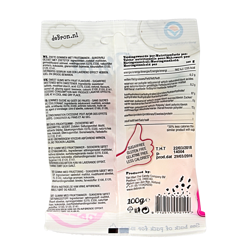 De Bron Winegums English suikervrij - Afbeelding 2