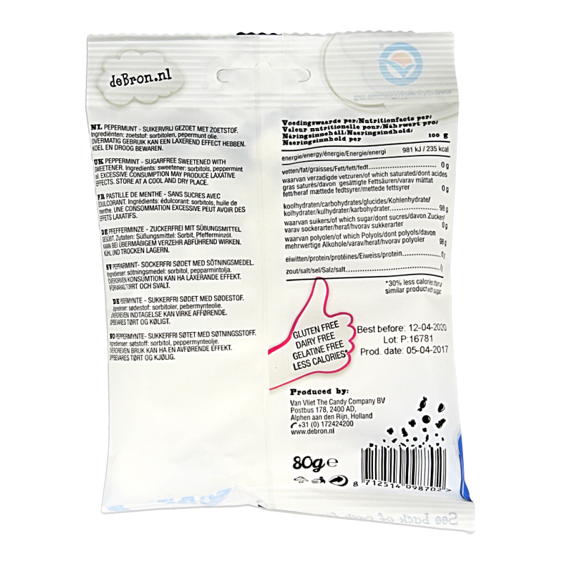 De Bron Pepermunt suikervrij - Afbeelding 2