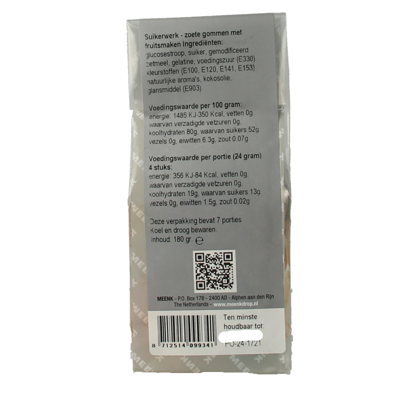 Meenk Fruitig zoet winegums - Afbeelding 2