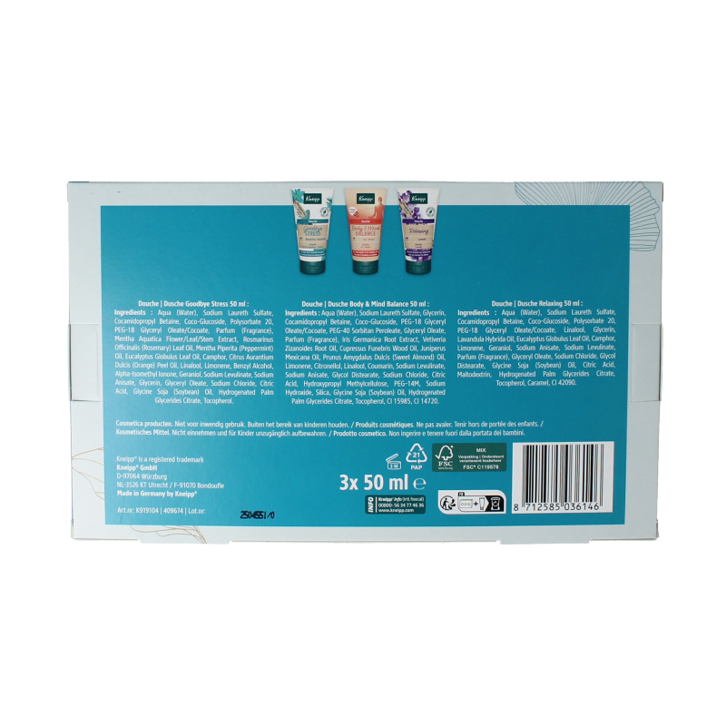 Kneipp Geschenkverpakking shower favourites - Afbeelding 2