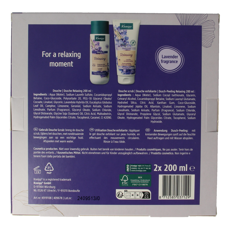 Kneipp Geschenkset relaxing favourite - Afbeelding 2