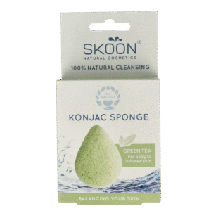 Skoon Konjac spons green tea bio
