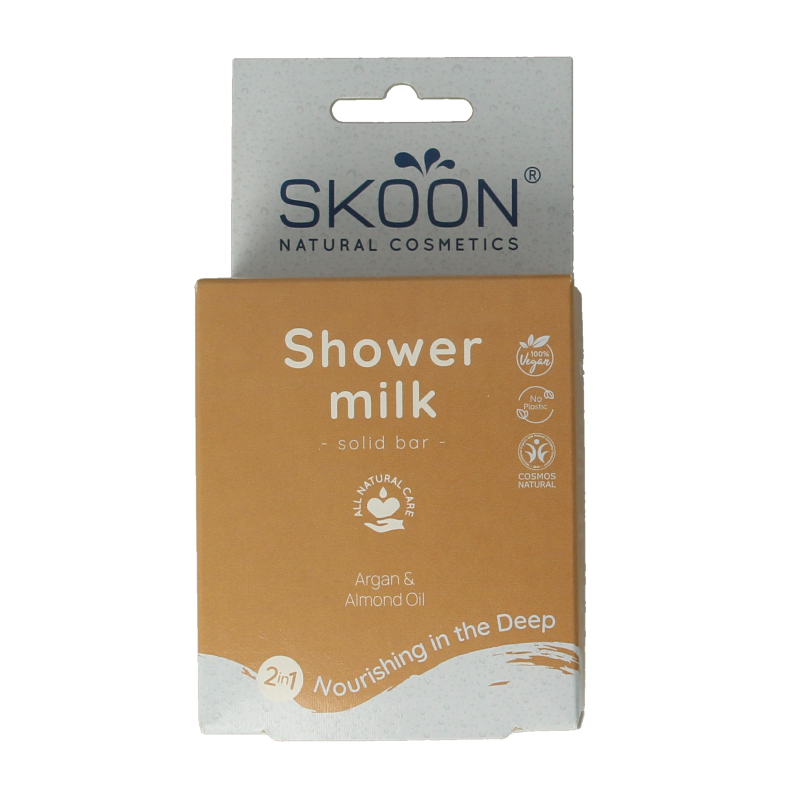 Skoon Solid shower milk nourishing into the deep 2-in-1