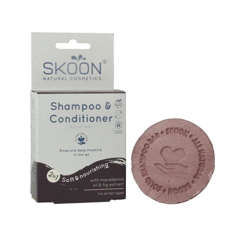 Skoon Solid shampoo & conditioner 2 in 1 - Afbeelding 2
