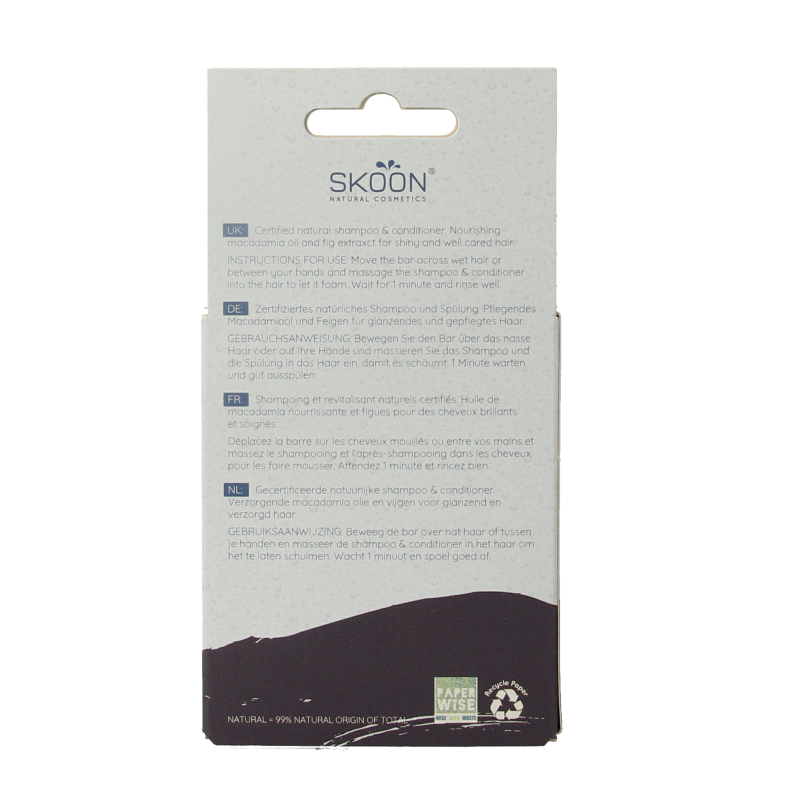 Skoon Solid shampoo & conditioner 2 in 1 - Afbeelding 4