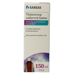 Sanias Thijmsiroop suikervrij