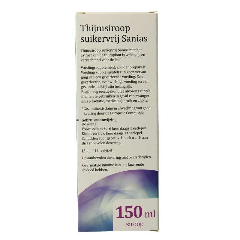 Sanias Thijmsiroop suikervrij - Afbeelding 4