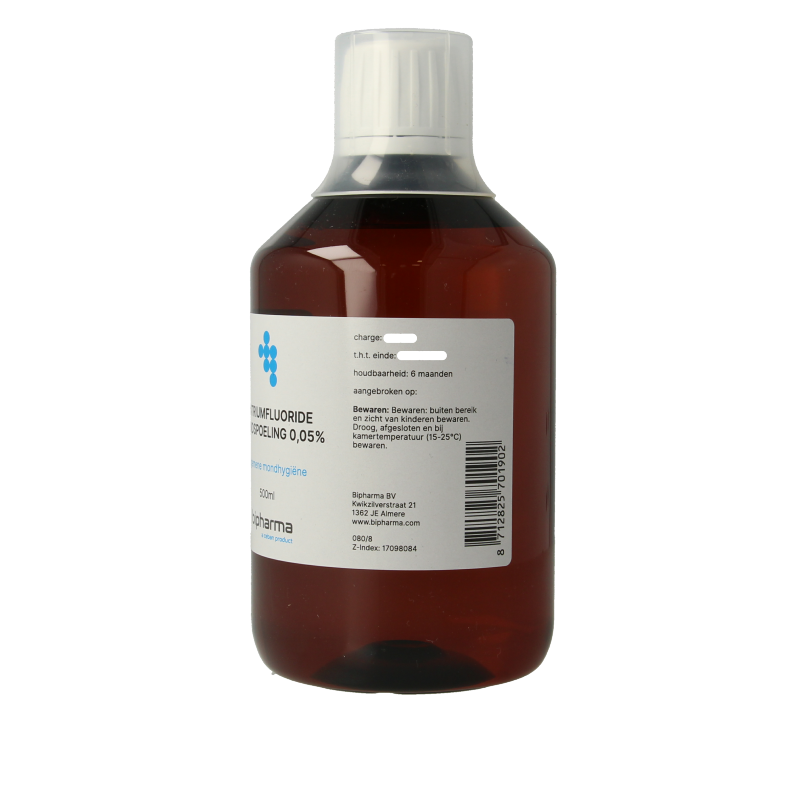 Bipharma Natriumfluoride 0,05% mondspoeling - Afbeelding 2