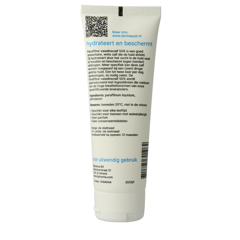 Bipharma Parafine-vaselinezalf 50% losse tube - Afbeelding 2