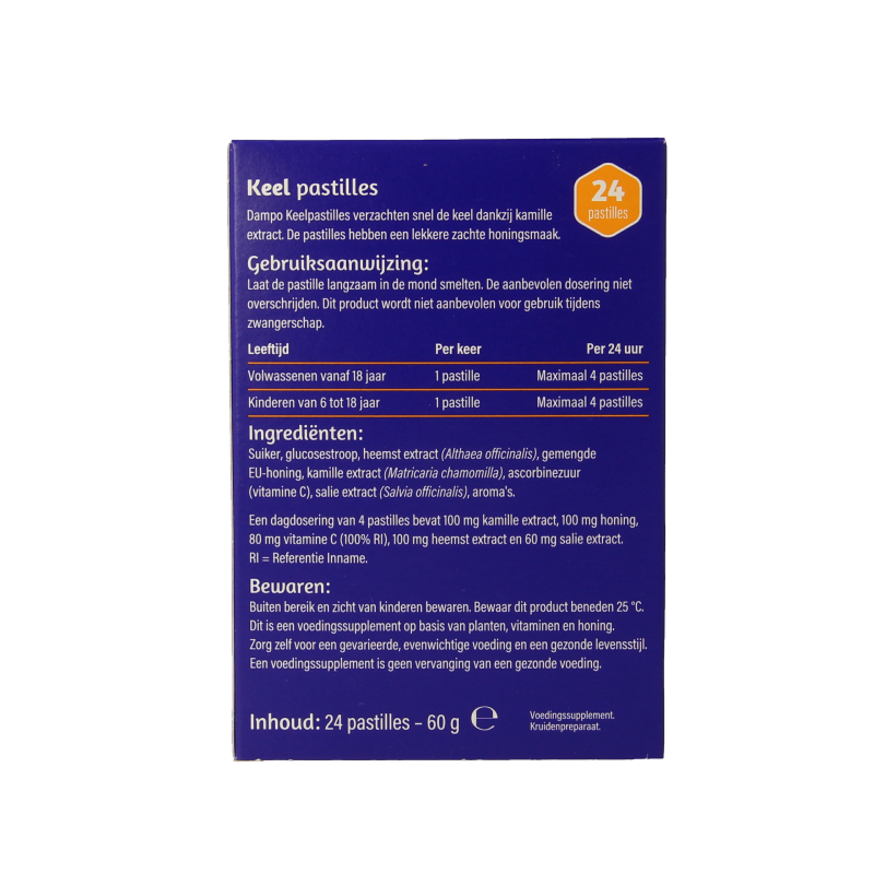 Dampo Keelpastilles - Afbeelding 2