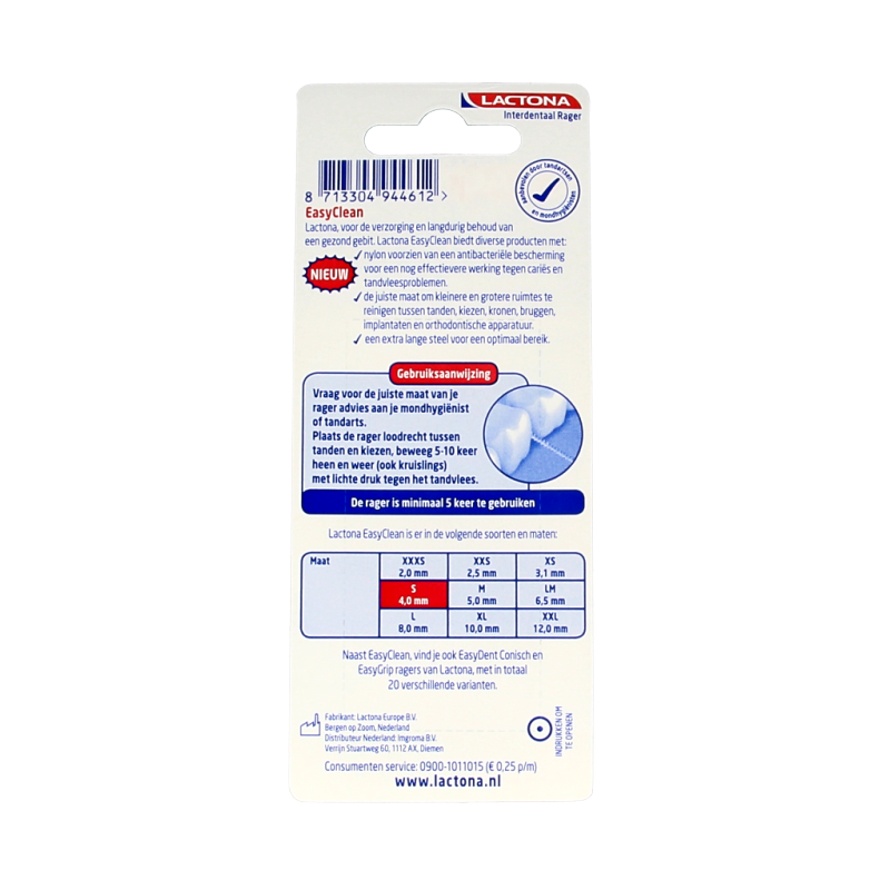 Lactona Easyclean S 4.0mm - Afbeelding 2