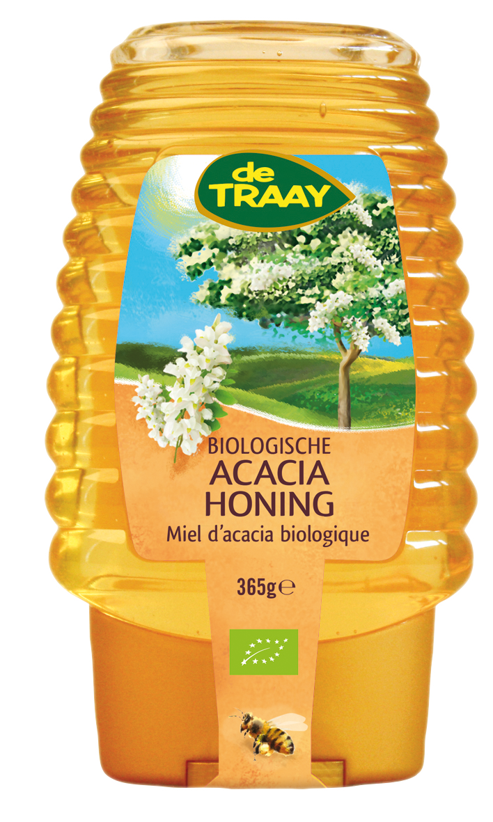 Traay Acaciahoning knijpfles bio