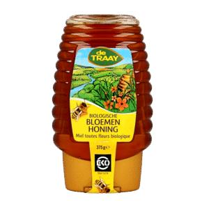 Traay Bloemenhoning knijpfles bio