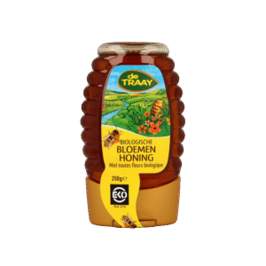 Traay Bloemenhoning knijpfles bio