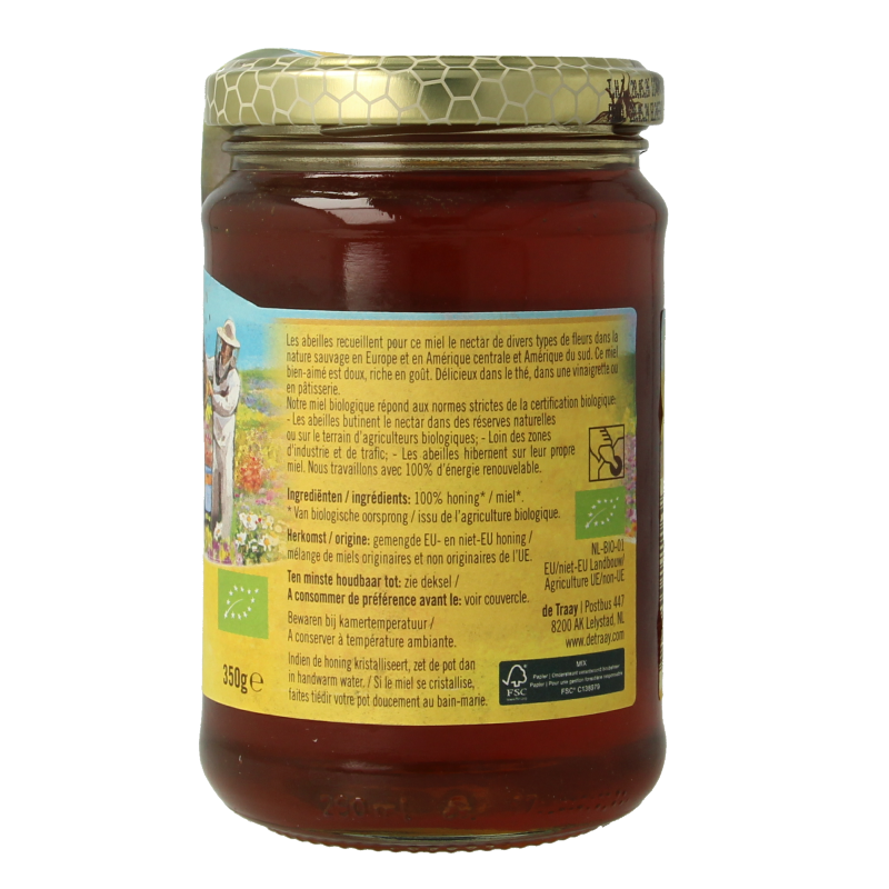 Traay Bloemen honing vloeibaar bio - Afbeelding 3