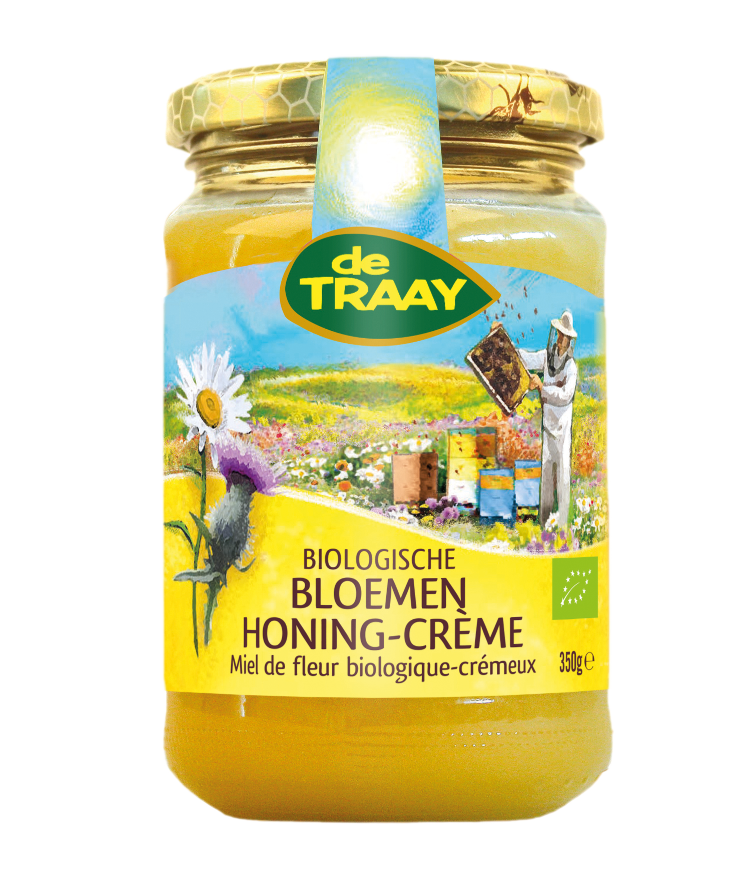 Traay Bloemen honing creme bio