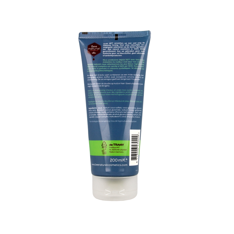Traay Bee Honest Hair & body wash men verveine - Afbeelding 2