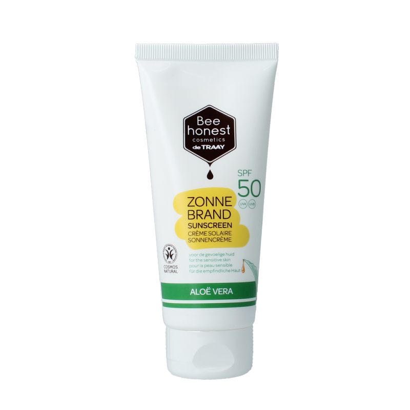 Traay Bee Honest Zonnebrand aloe & honing SPF50