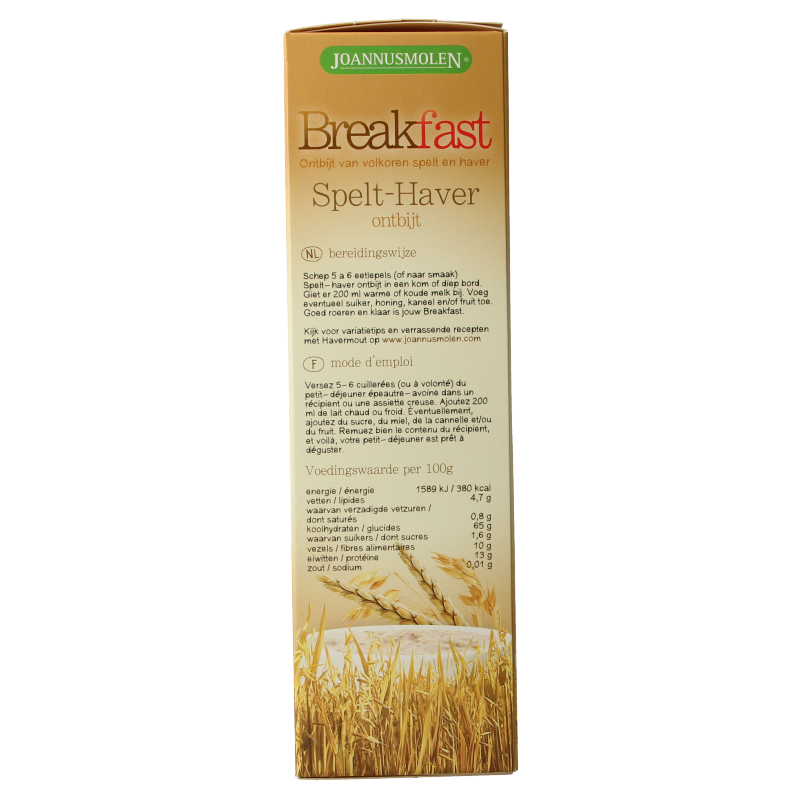 Joannusmolen Breakfast spelt haver bio - Afbeelding 4