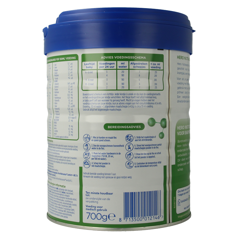 Hero Nutrasense comfort+ AR opvolgmelk 2 (6+mnd) - Afbeelding 3