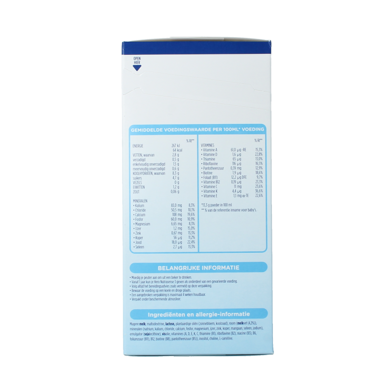 Hero Nutrasense peutermelk 3 (1+jr) - Afbeelding 2