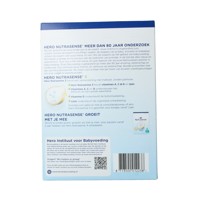 Hero Nutrasense peutermelk 3 (1+jr) - Afbeelding 3