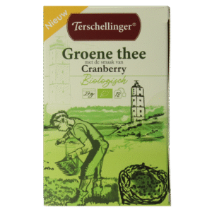 Terschellinger Groene thee cranberry bio