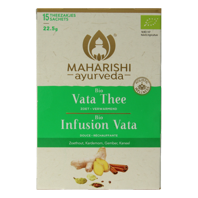 Maharishi Ayurv Vata theezakjes bio