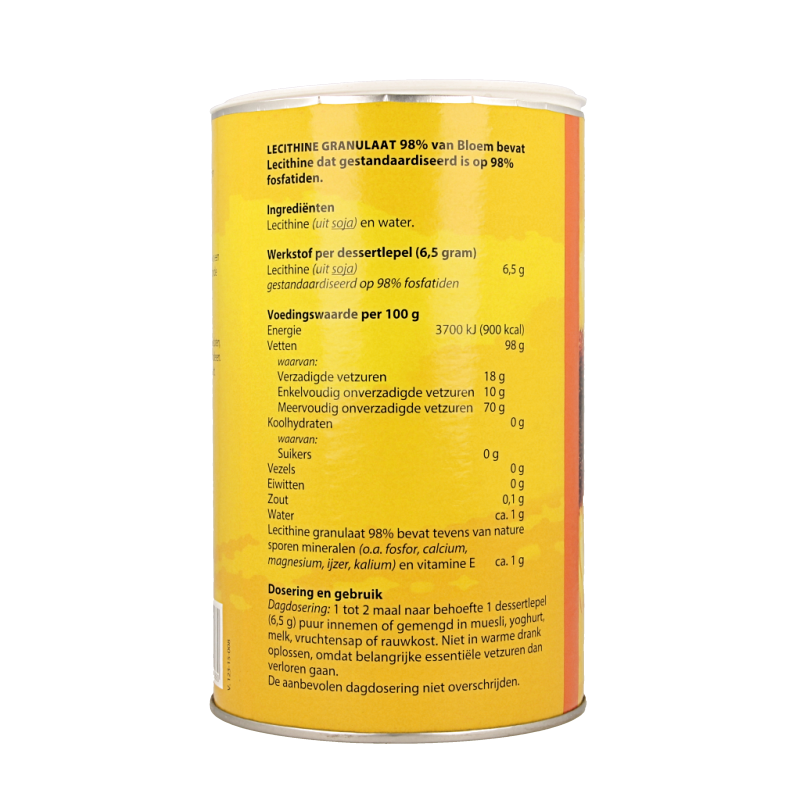 Bloem Lecithine granulaat 98% - Afbeelding 3