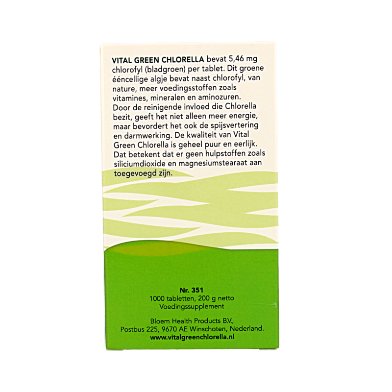 Bloem Chlorella vital green - Afbeelding 3