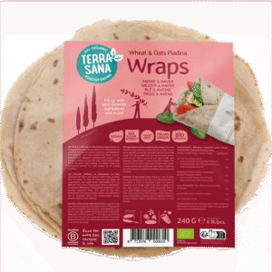 TerraSana Piadina wraps tarwe en haver bio