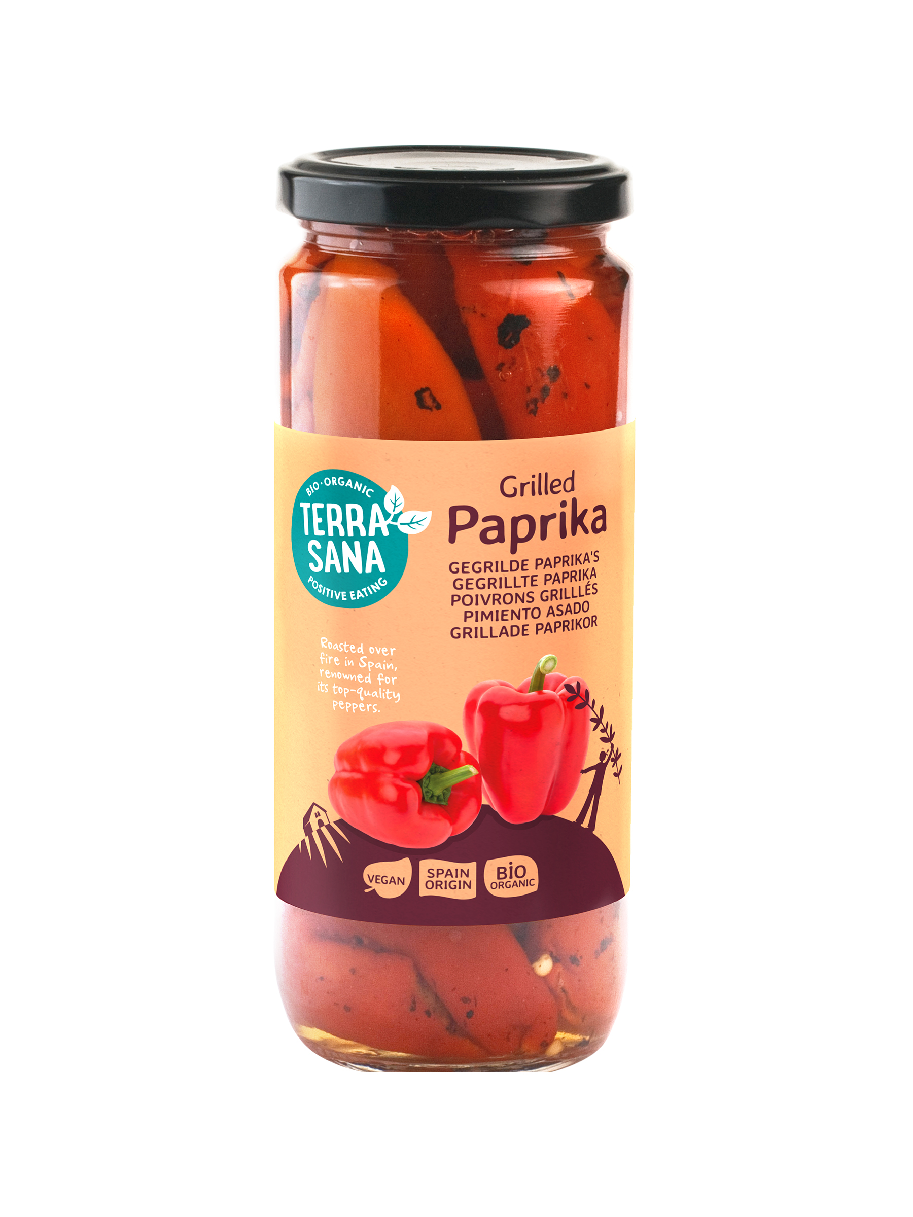 TerraSana Gegrilde paprika eko bio