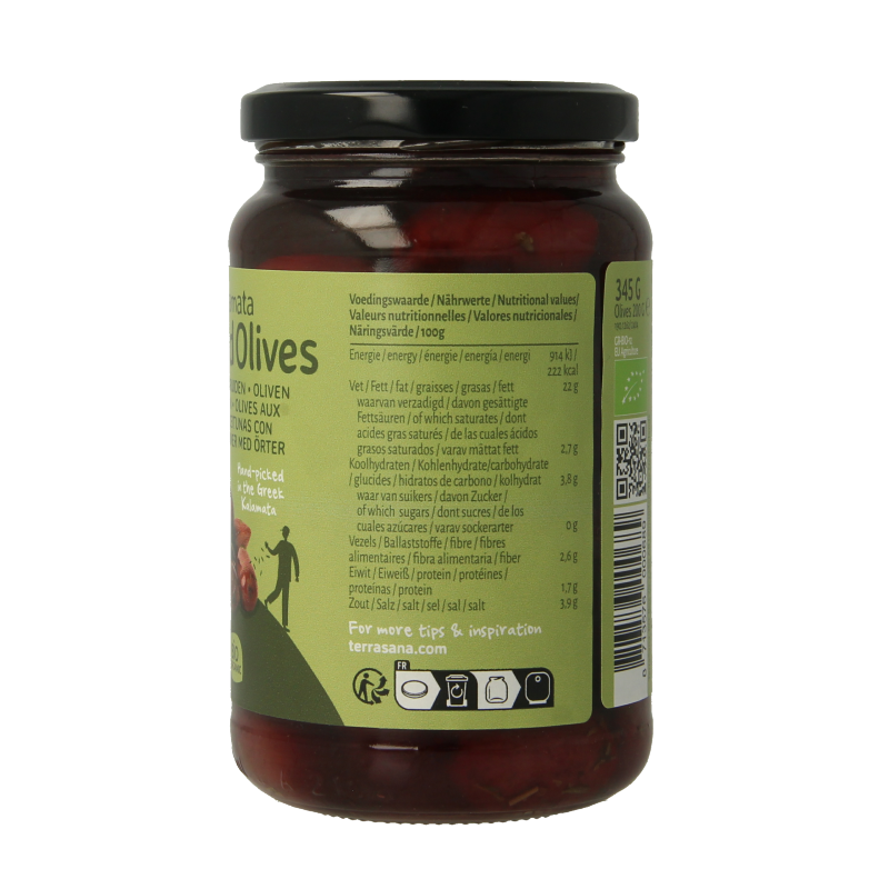 TerraSana Kalamata olijven in kruidenolie bio - Afbeelding 3