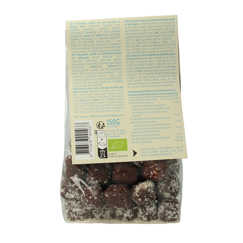TerraSana Coconut paradise choco bio - Afbeelding 2