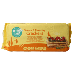 TerraSana Crackers sesam & rozemarijn bio