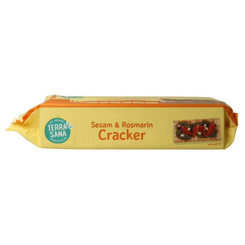 TerraSana Crackers sesam & rozemarijn bio - Afbeelding 4