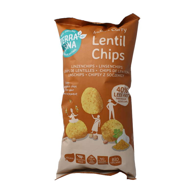 TerraSana Linzenchips Indian curry bio