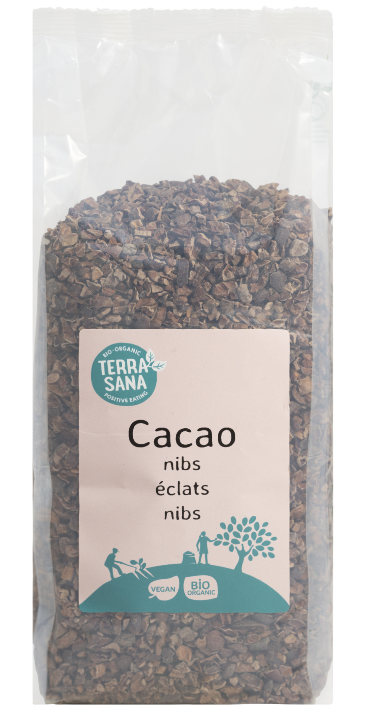 TerraSana Raw cacao nibs bio