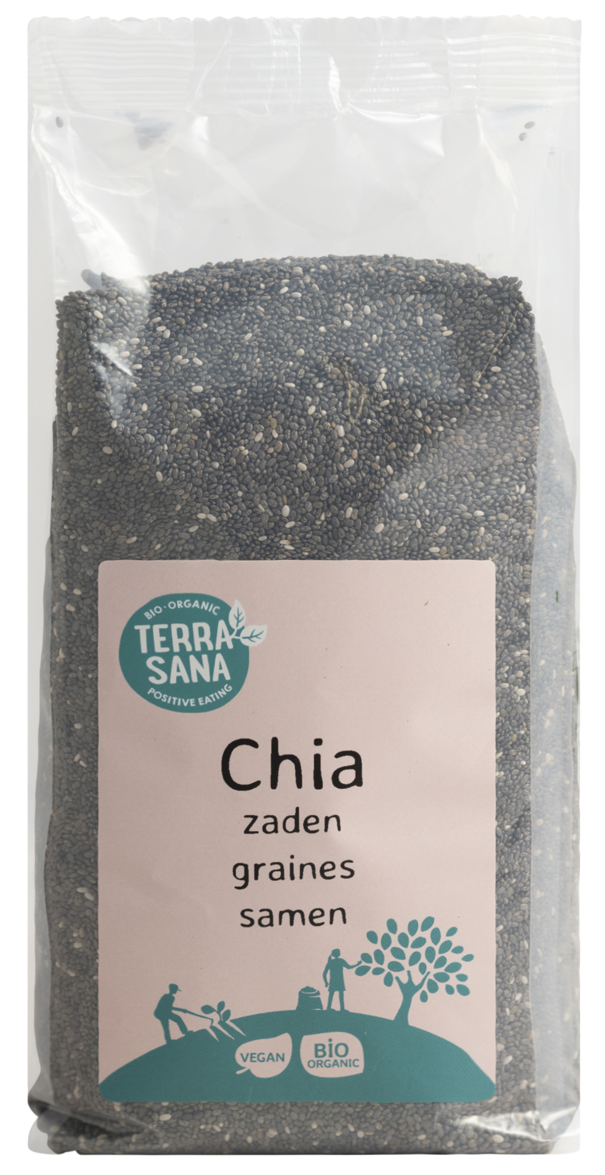 TerraSana RAW Chia zaad zwart bio