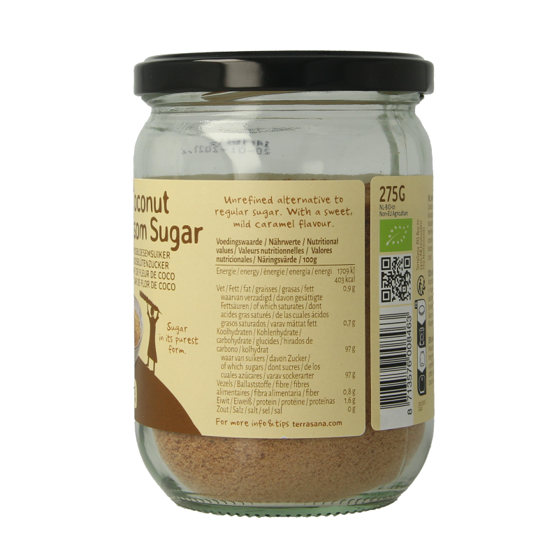 TerraSana Kokosbloesemsuiker bio - Afbeelding 4