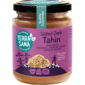 TerraSana Tahin bruin sesampasta met zeezout bio