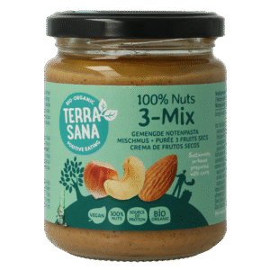 TerraSana 3 mix notenpasta zonder pinda bio