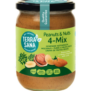 TerraSana 4 mix gemengde notenpasta zonder zout bio