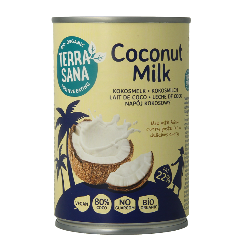 TerraSana Kokosmelk 22% vet bio